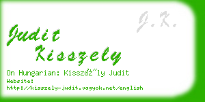 judit kisszely business card